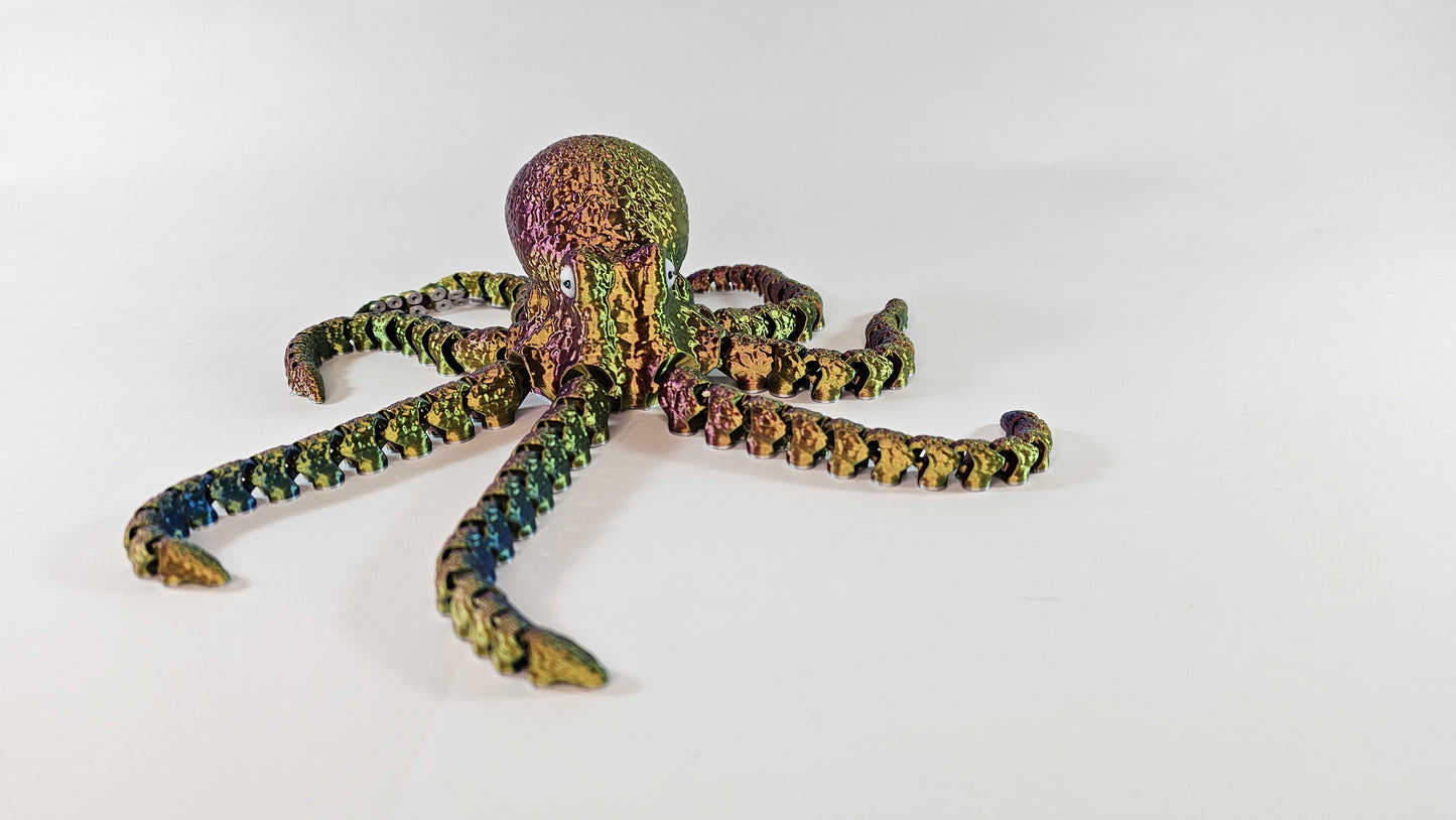 Color Shifting Tropical Octopus Fidget Toy