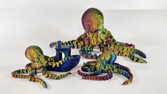 Color Shifting Tropical Octopus Fidget Toy