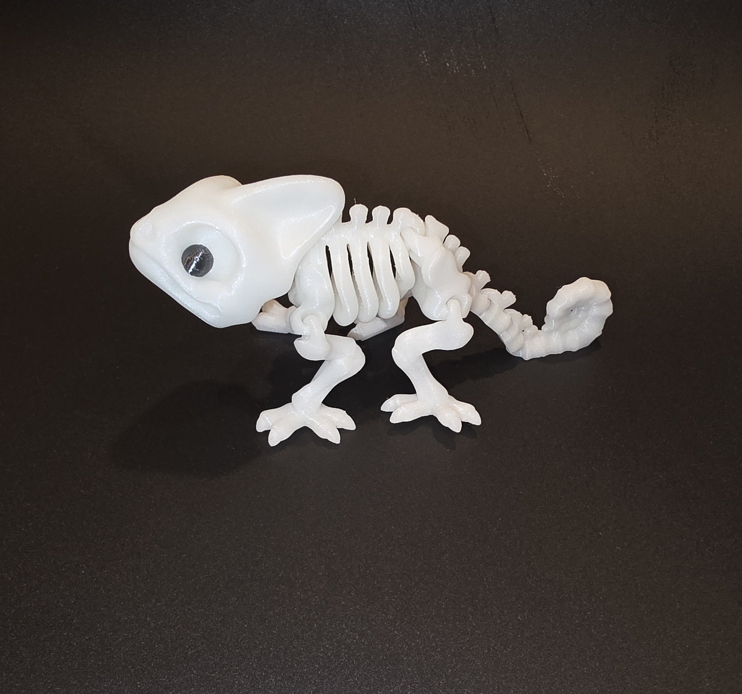 Skeleton Pets 3D Printed Spooky Cute Squirrel, Chameleon, Rabbit, Cat &amp; Dog – Glow in the Dark Halloween Decor