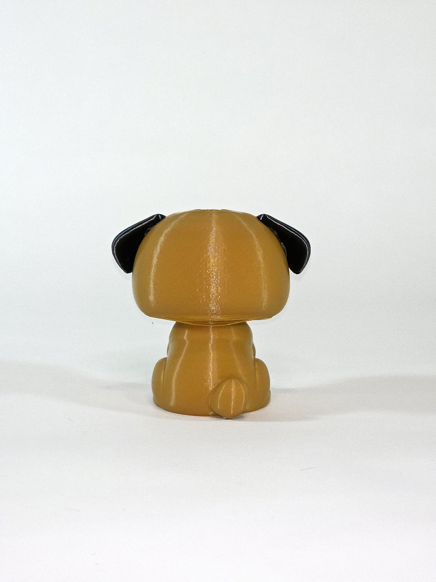 3D Printed Pug Figurine • Cute Oversized-Head Pug Collectible • Pug Lover Gift • Small Pug Miniatures for Party Favors • Dog Desk Decor • PLA Eco-Friendly Pug Statue