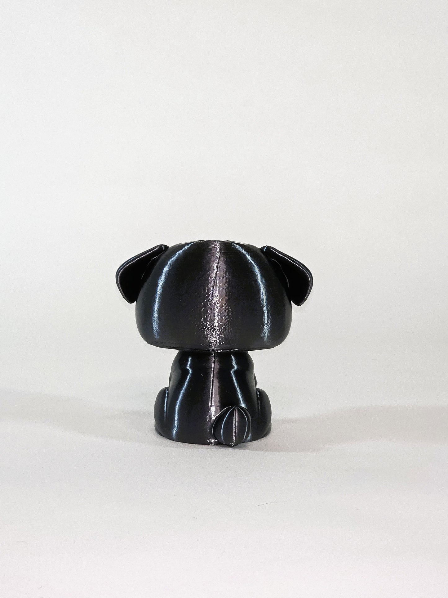 3D Printed Pug Figurine • Cute Oversized-Head Pug Collectible • Pug Lover Gift • Small Pug Miniatures for Party Favors • Dog Desk Decor • PLA Eco-Friendly Pug Statue