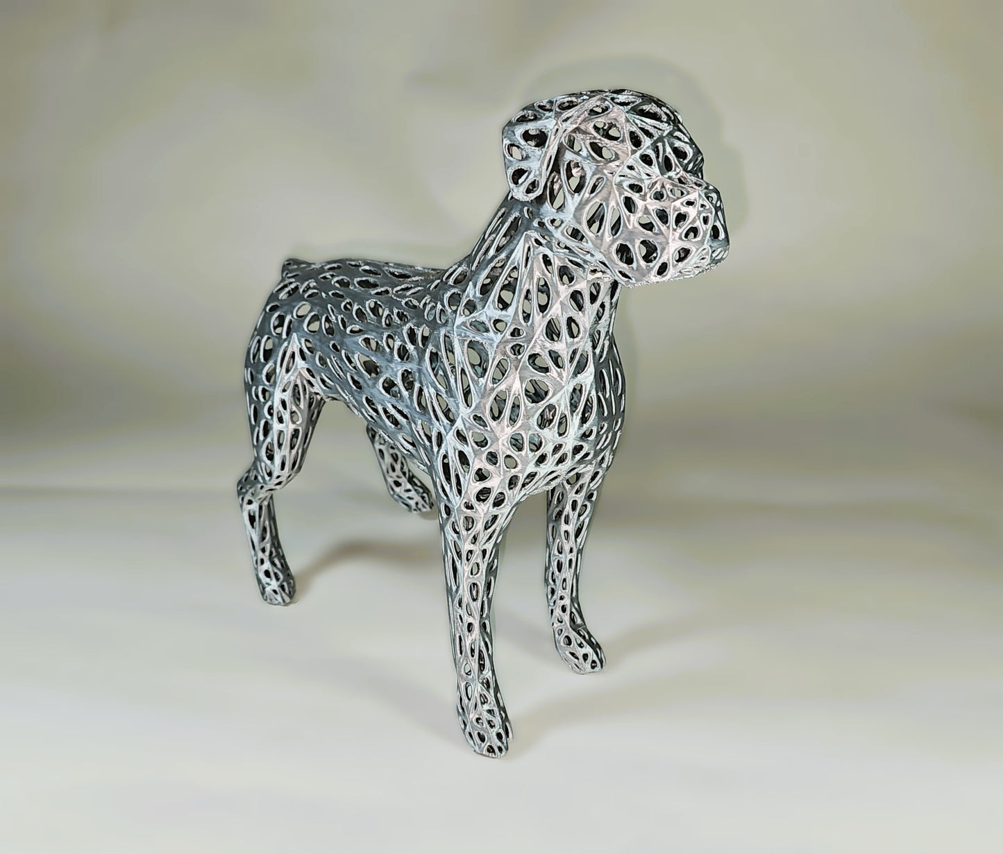 3D Printed Standing Boxer Dog Figure