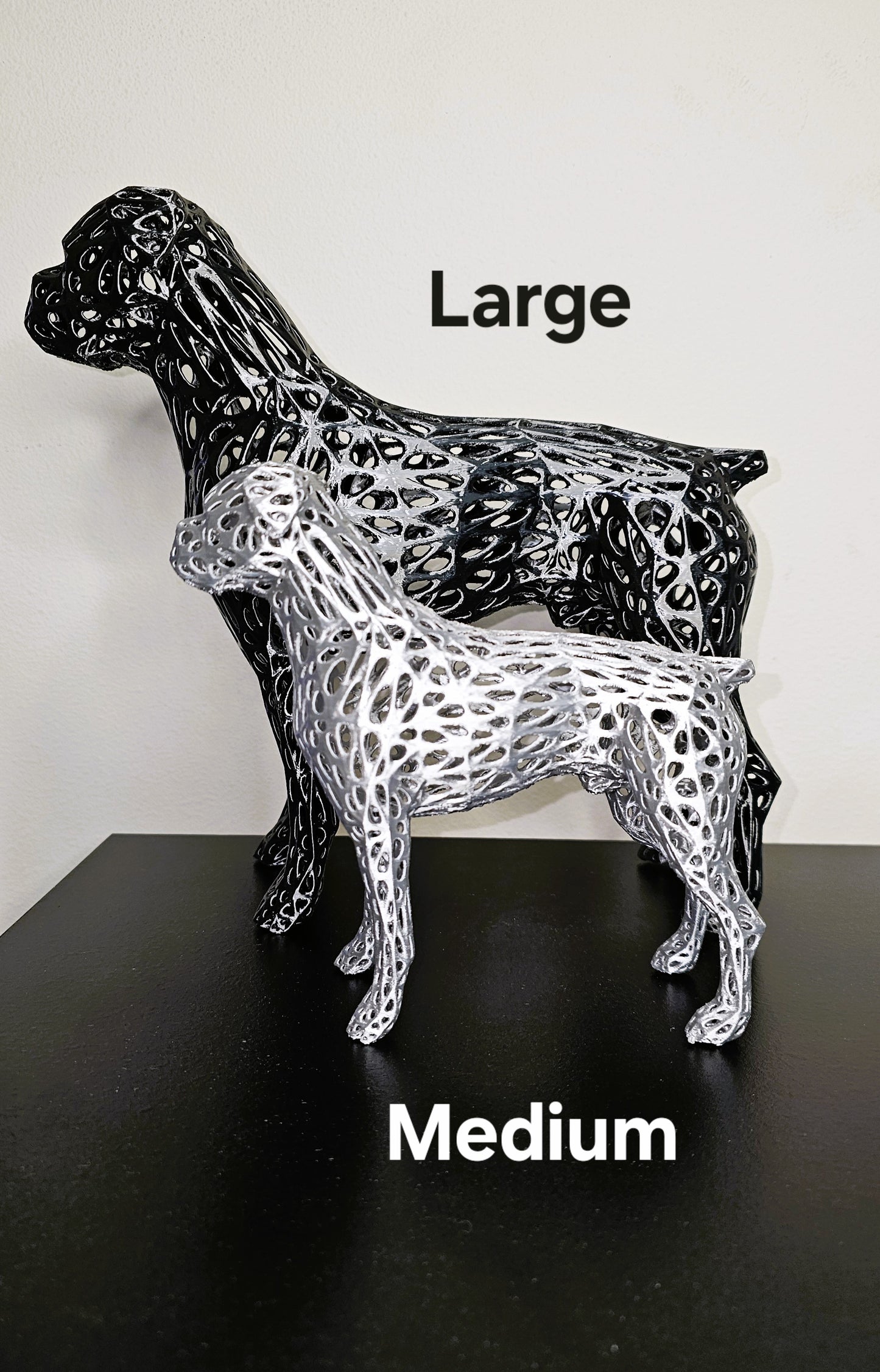 3D Printed Standing Boxer Dog Figure