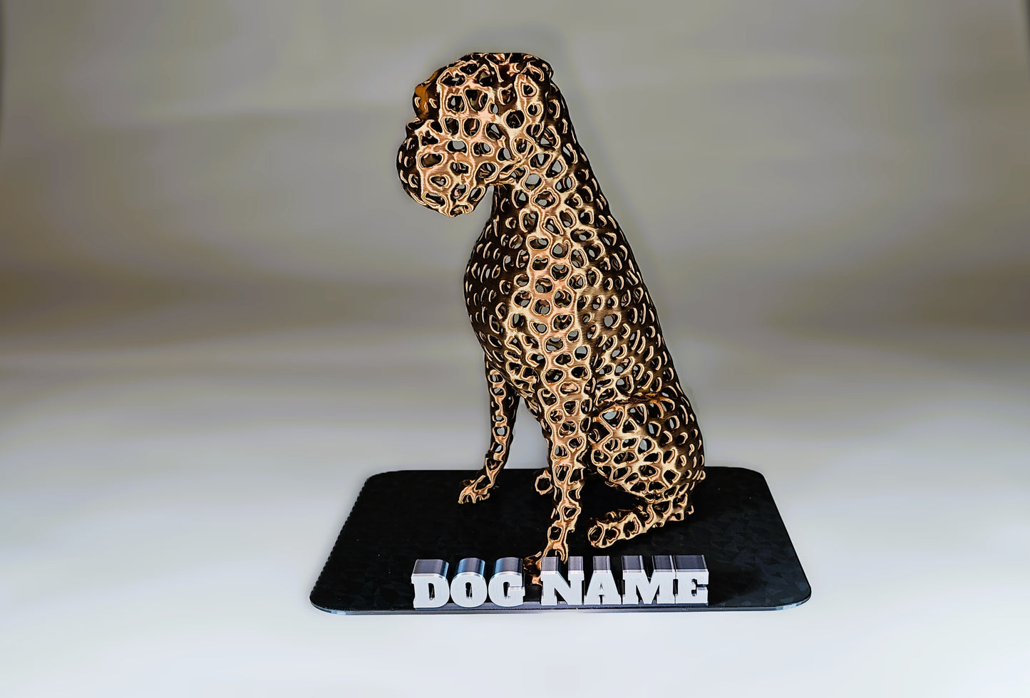 Custom Name Plate for Boxer Figures