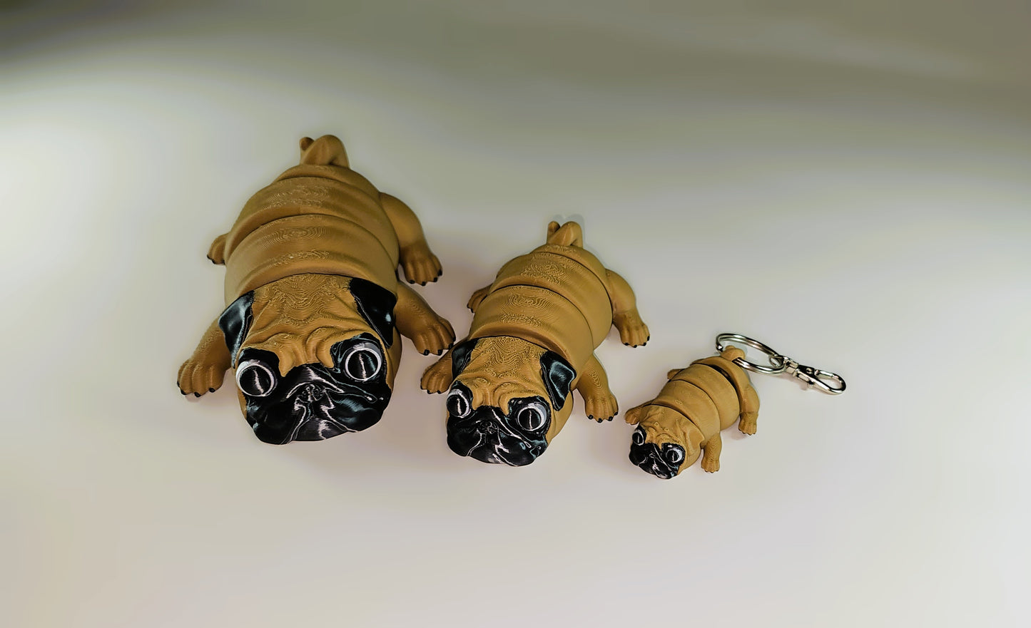 PUG Fidget Desk Toy and Keychain