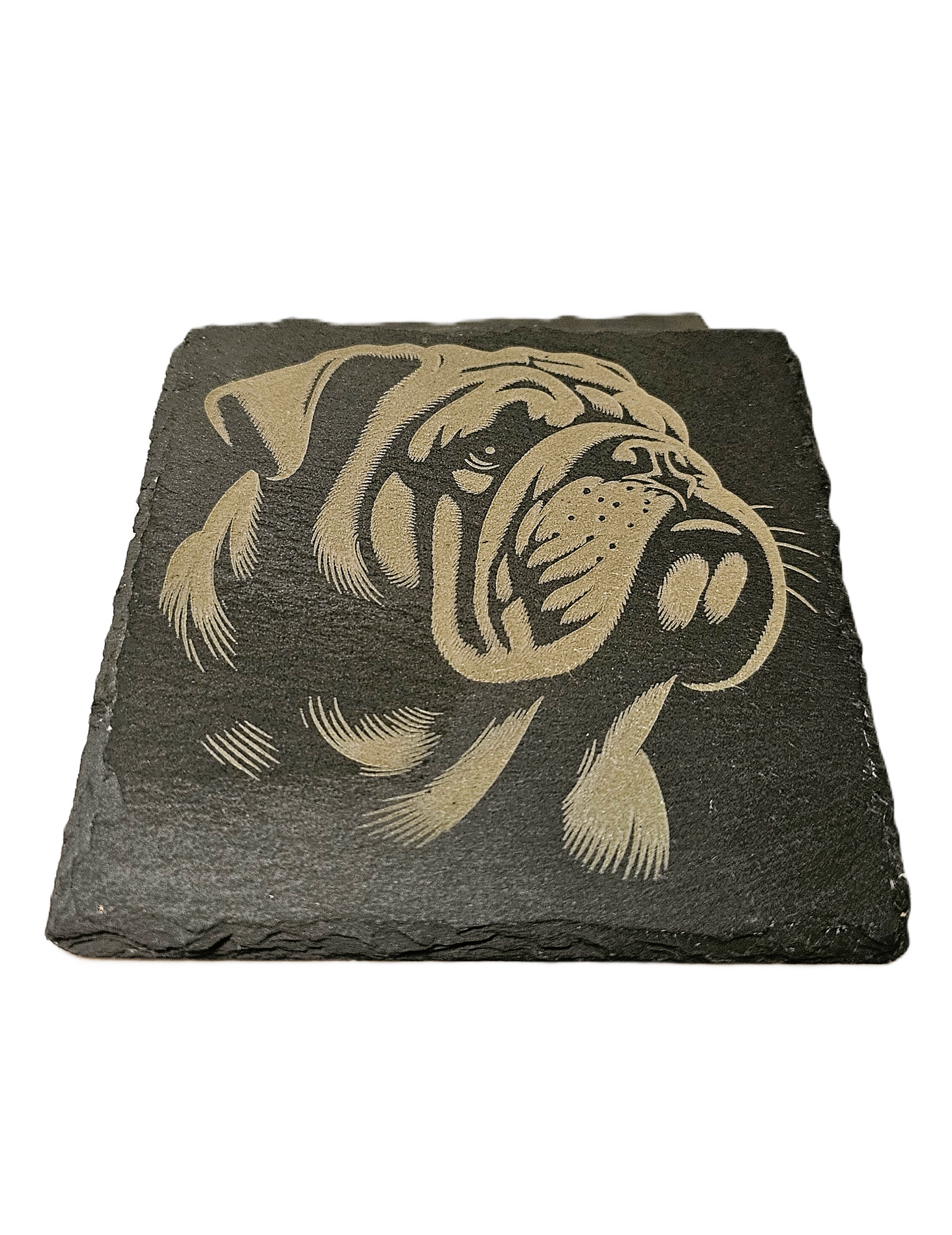 Slate Stone English Bulldog Coasters