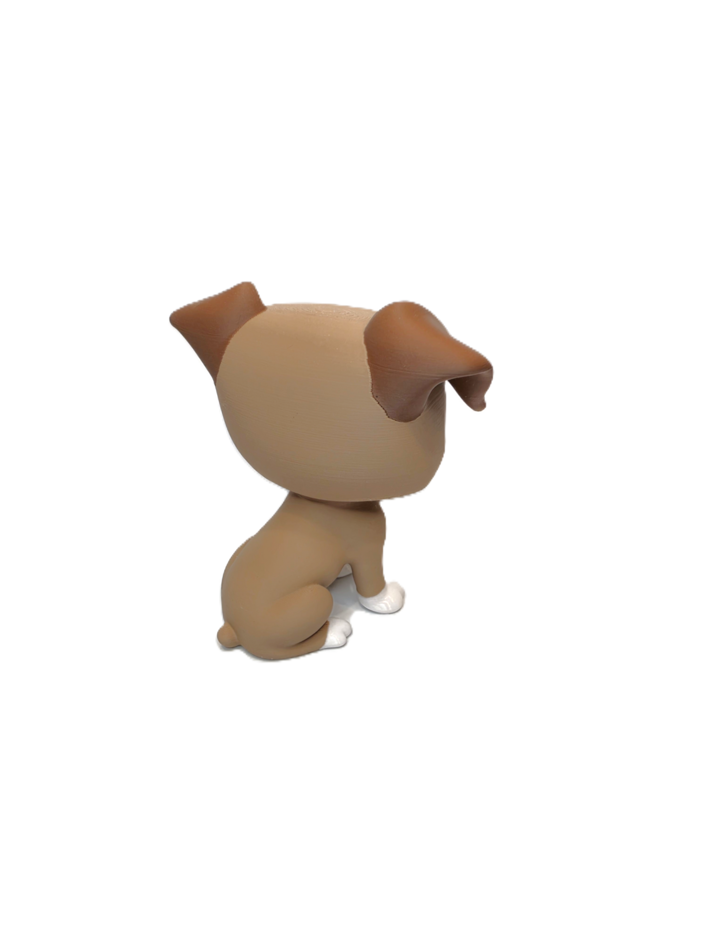 Funko-Style Boxer Dog Figure – Full Size 4.5" or Itty Bitty 1.5" Miniatures | Cute Gift, Party Favor, Dog Lover Collectible